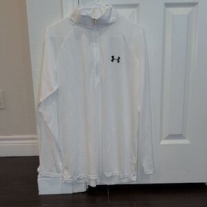 Under Armour White Long Sleeve Pullover